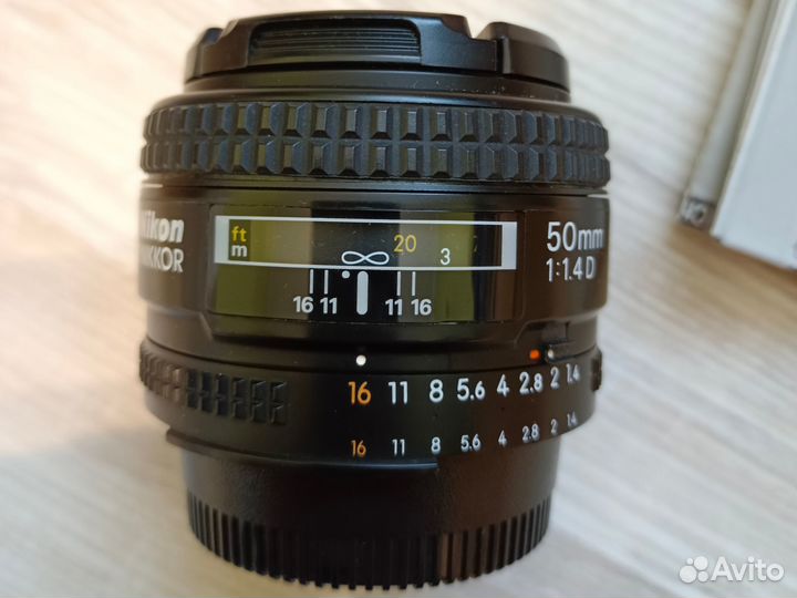Nikon 50mm f 1.4D отличный объектив универсал порт
