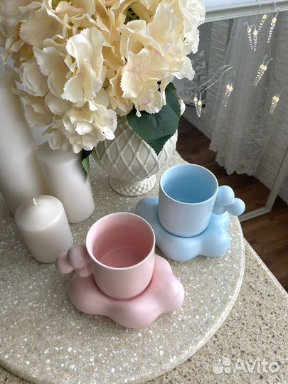 Чашка с ручкой облачко