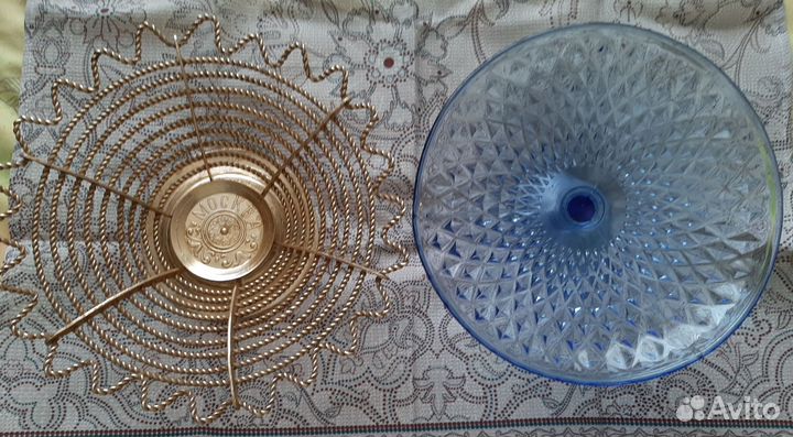 Вазы СССР цветное стекло и с надписью москва