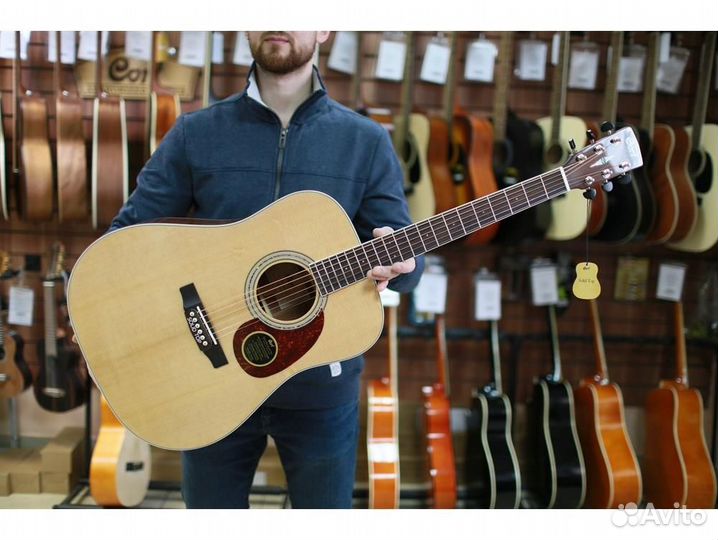 Cort earth100-NAT акустическая гитара