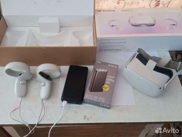 Oculus quest 2 64gb кабель 5м+ powerbank 30000mAh