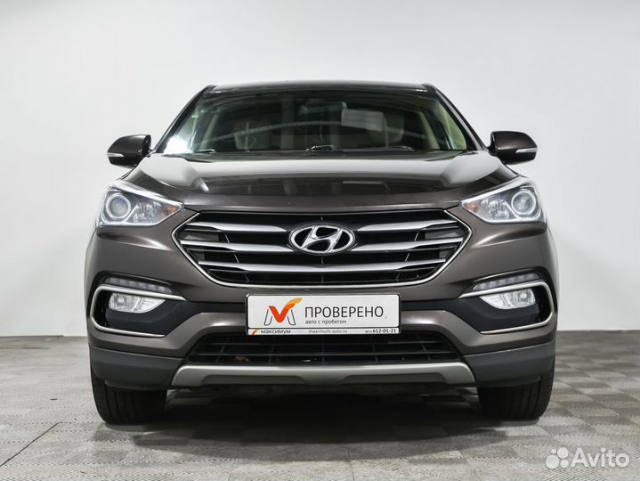 Hyundai Santa Fe 2.2 AT, 2017, 88 536 км