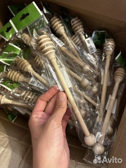 Деревянная палочка для меда 41 шт