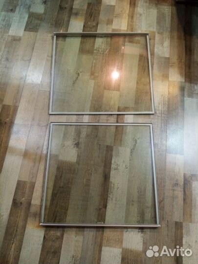 Двери створки стеклянные для морозилки ларя холод