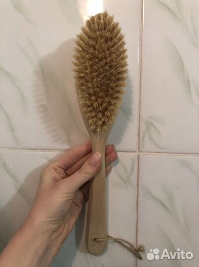 Кактусовая массажная щетка для тела