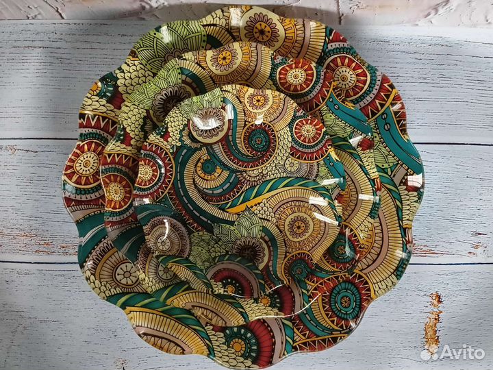 Набор салатников стекло