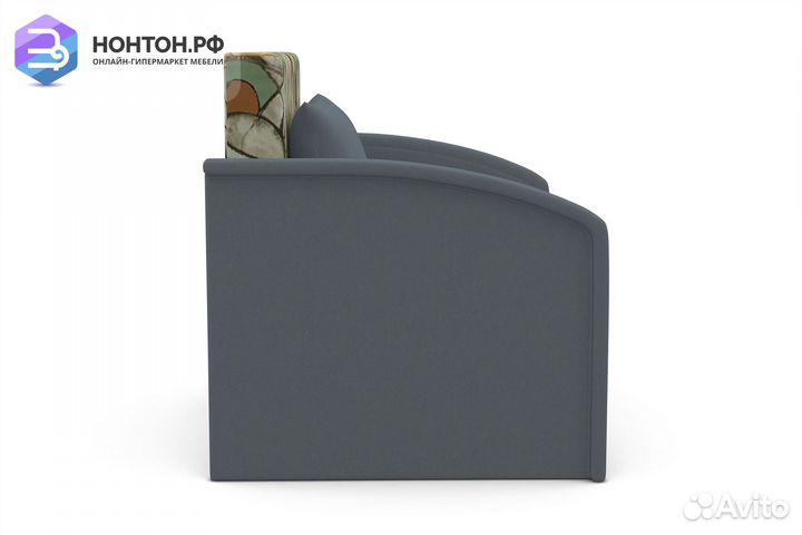 Диван выкатной Малыш 1000 серый / зеленый