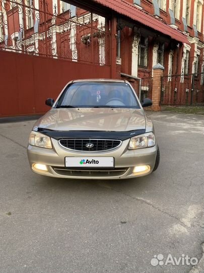 Hyundai Accent 1.5 МТ, 2004, 206 000 км