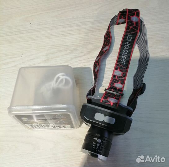 Налобный фонарик тёплый и холодный свет