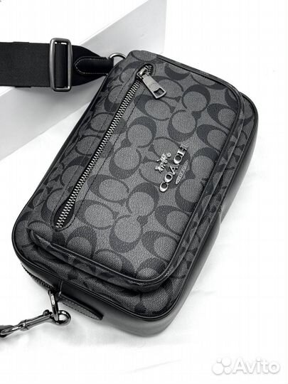 Сумка натуральная кожа Coach