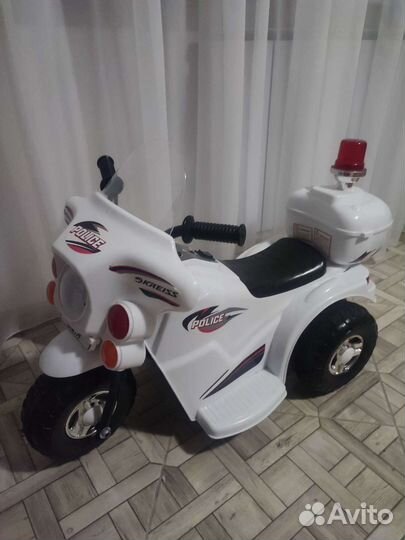 Детский мотоцикл на аккумуляторе бу