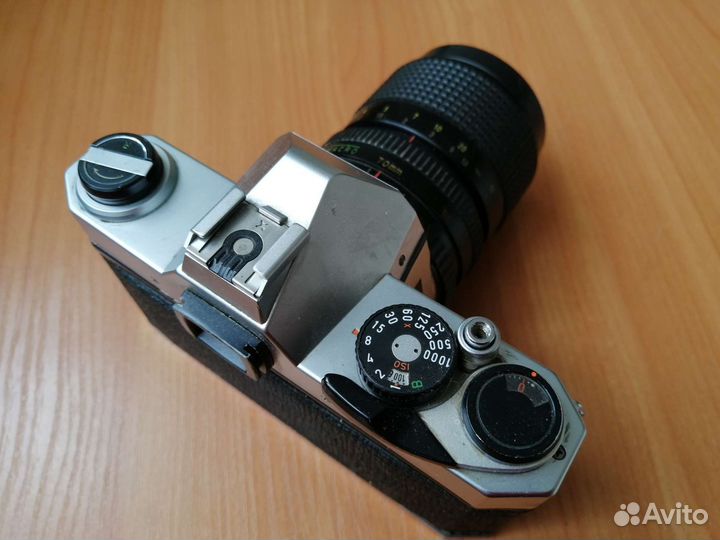 Пленочный фотоаппарат pentax К 1000, Зенит Е