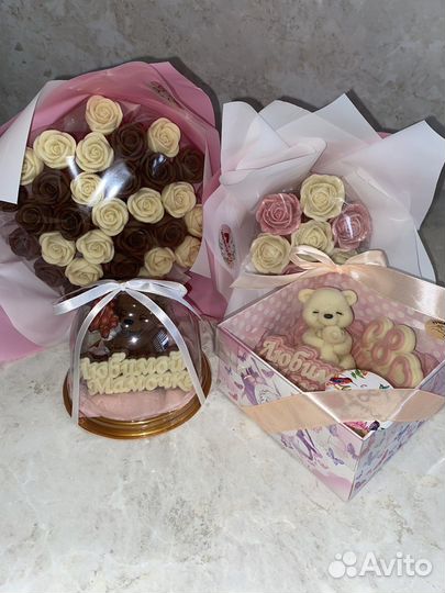 Шоколадные розы