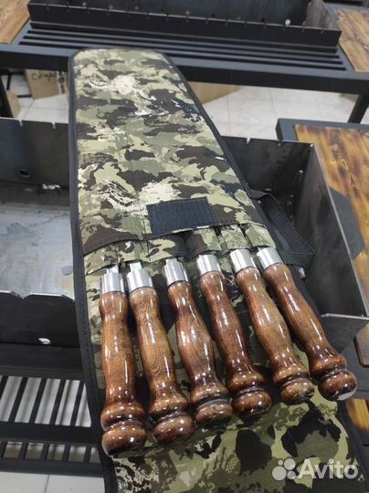 Шашлычный набор в колчане х/б