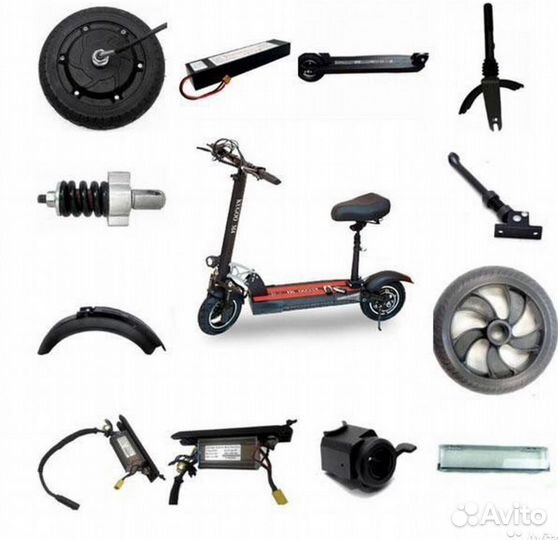 Запчасти + ремонт электросамоката Kugoo M4