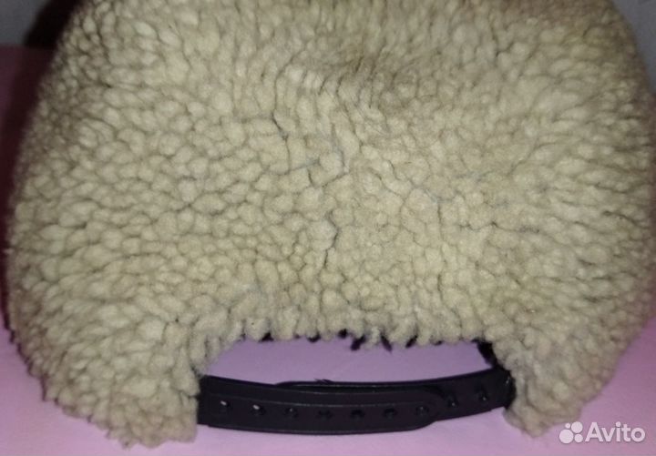 Бежевая кепка меховая и под дерево by krasava