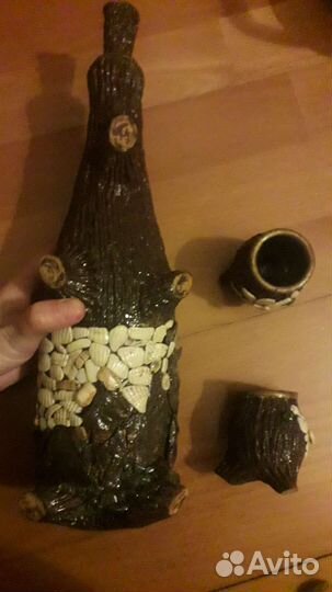 Бутыль, кувшин, пиалы, стопки