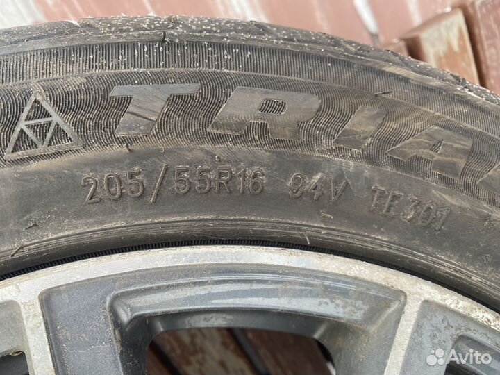 Диски на тойта приус резиной triangl 205/55 r16