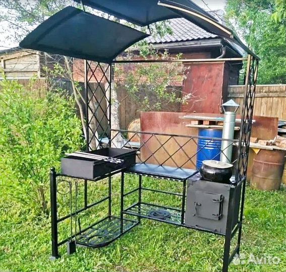 Мангал со столиком