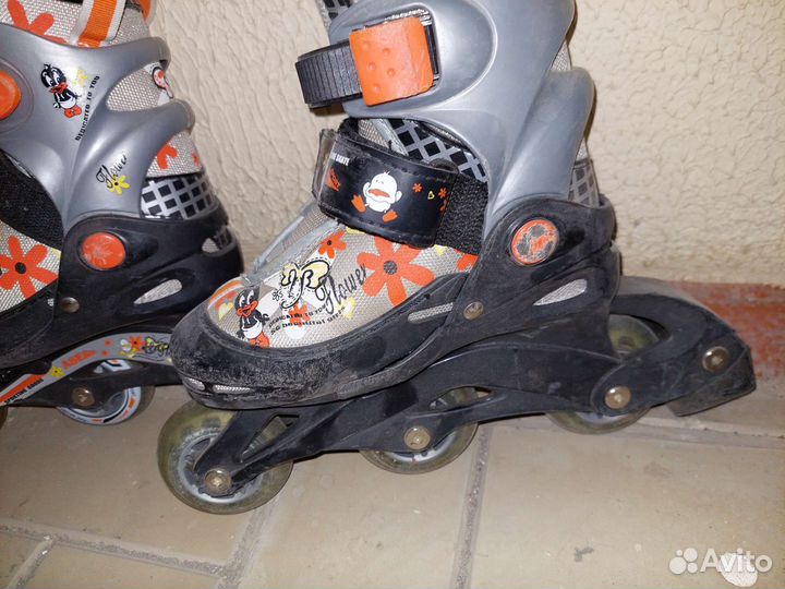 Роликовые коньки детские раздвижные