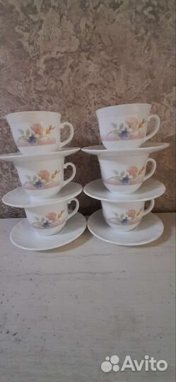 Чайный сервиз luminarc на 6 персон