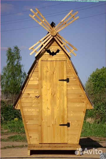 Дачный туалет с установкой