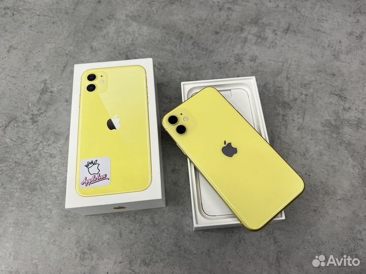 iPhone 11, Yellow, 64GB