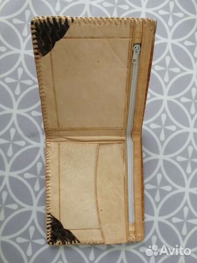 Портмоне мужской натуральная змеинная кожа(Африка)