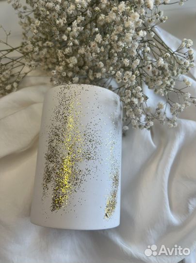 Ваза из гипса