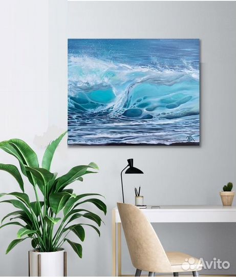 Картина маслом морской пейзаж