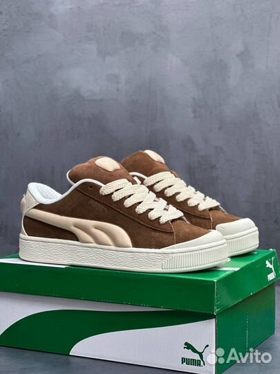 Puma Suede XL Crush Preserves Brown Mushroom