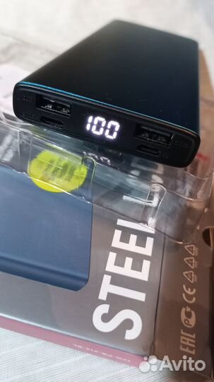 Внешний аккумулятор TFN Steel LCD 10000