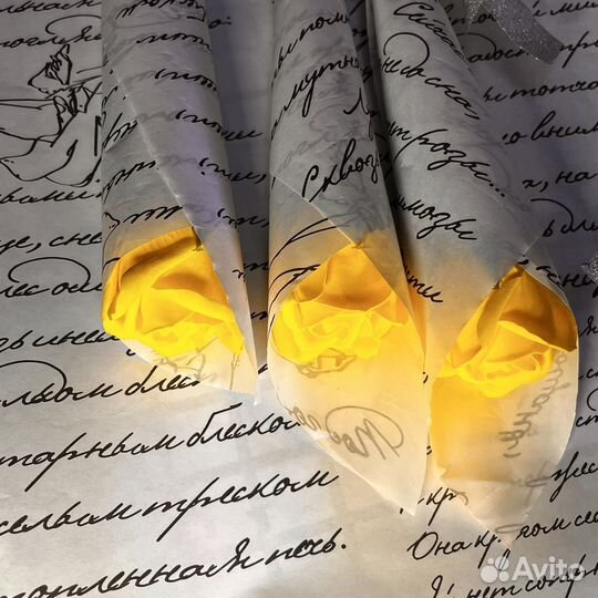 Букет из мыльной розы