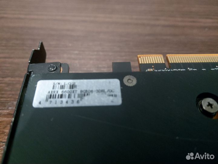 Неисправная Видеокарта AMD Radeon Rx6600xt