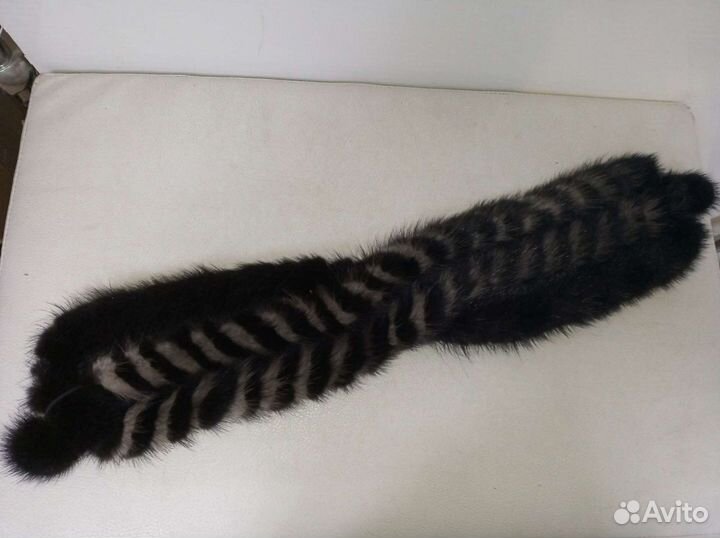 Повязка - чалма на голову норковая