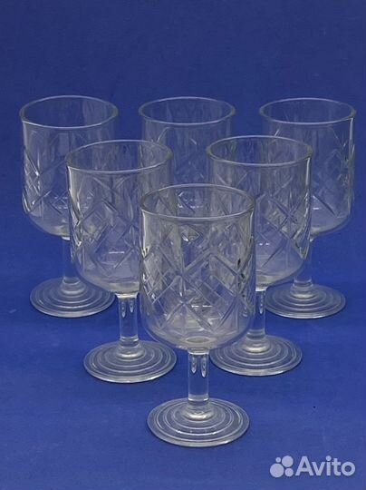 Хрустальные рюмки СССР на ножке