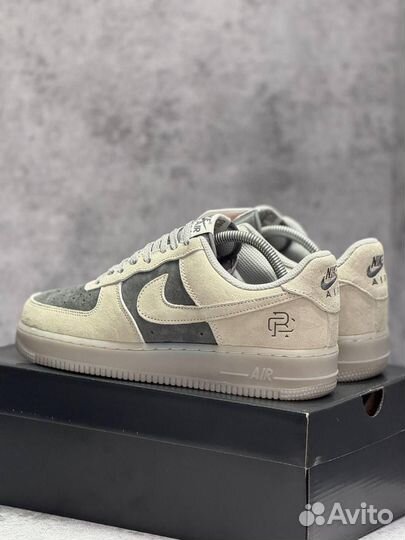 Кроссовки Nike Air Force 1 Grey Pavy (Арт.87142)