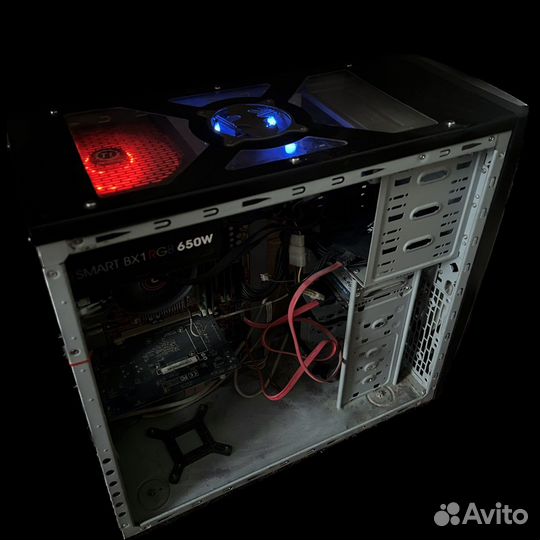 Системный блок + 6gb/SSD+HDD 360gb + монитор