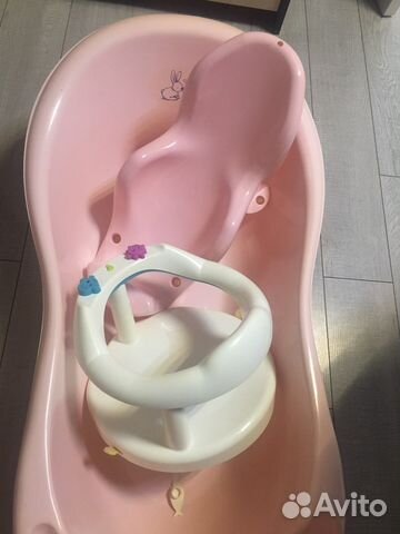Детская ванночка, стульчик и горка