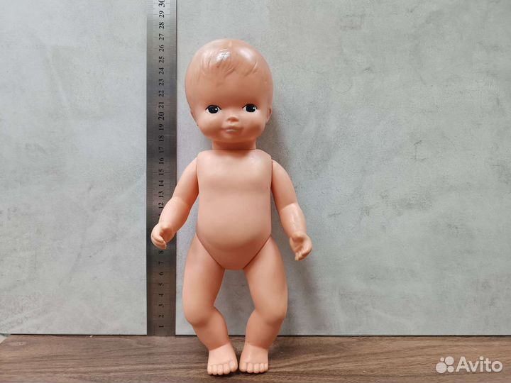 Винтажная Немецкая Кукла Пупсик Резиновая ГДР