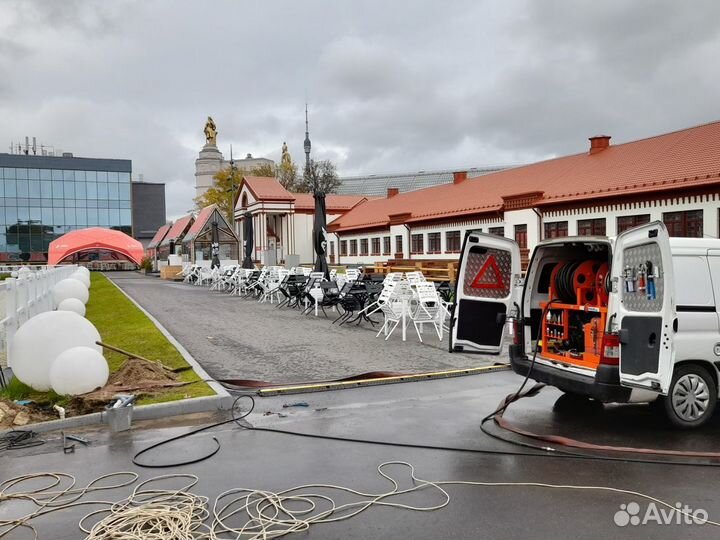 Прочистка канализации,Устранение засора,видео