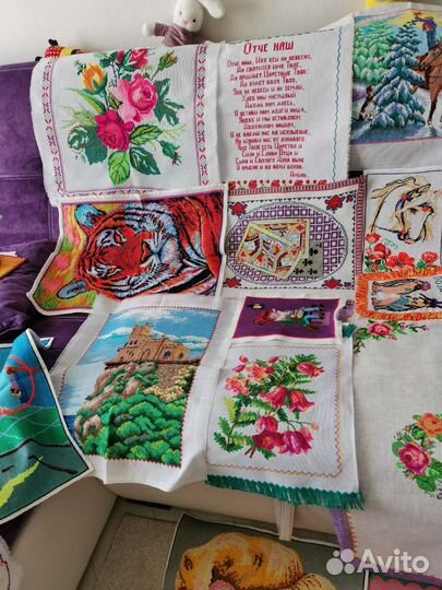 Вышивка крестом. Картины, салфетки, рушники