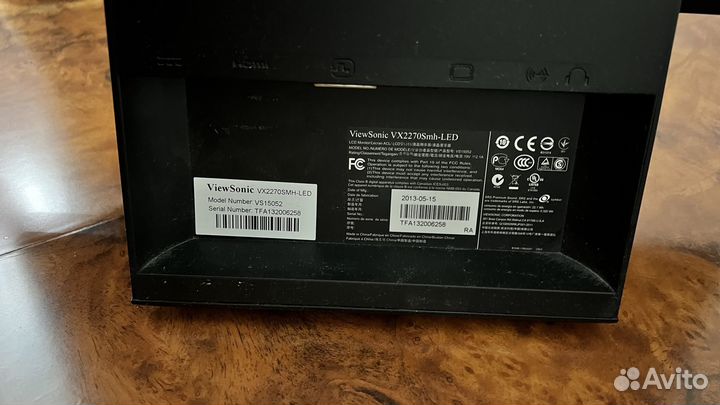 Монитор ViewSonic VX2270Smh-LED