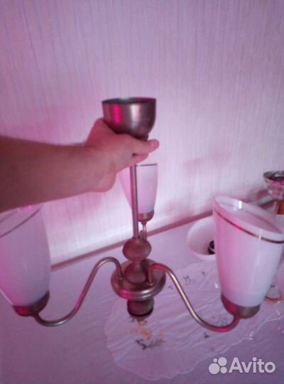 Люстра потолочная бу