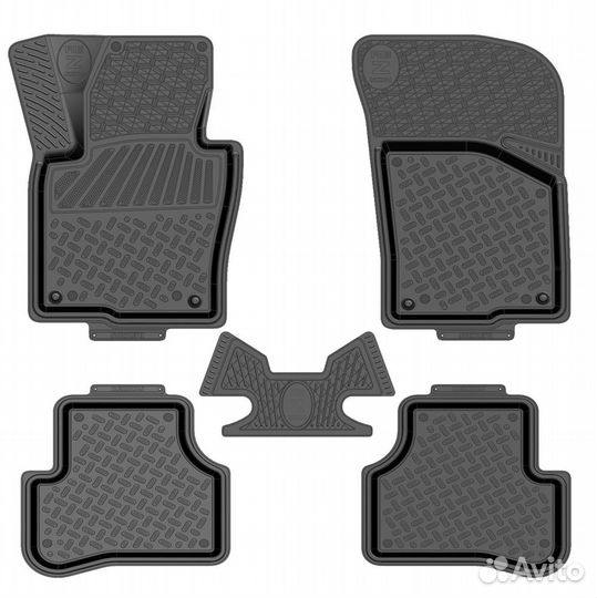 Коврики салона резиновые Фольксваген Джетта с 2010