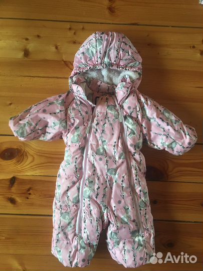 Зимний комбинезон для девочки 62 размер