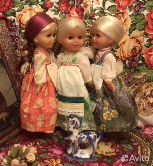 Кукла СССР. Ленигрушка- Дашенька,Машенька, Маричка