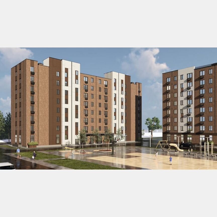 1-к. квартира, 28 м², 3/8 эт.