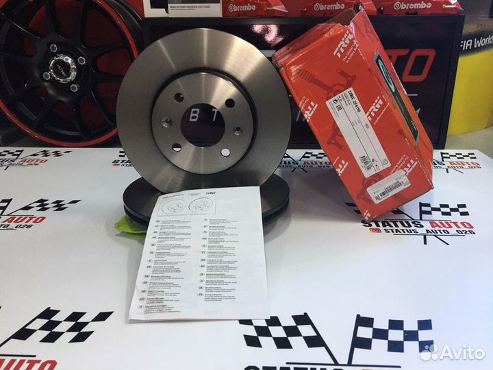 Торм. Диск перед. TRW Hyundai/Kia