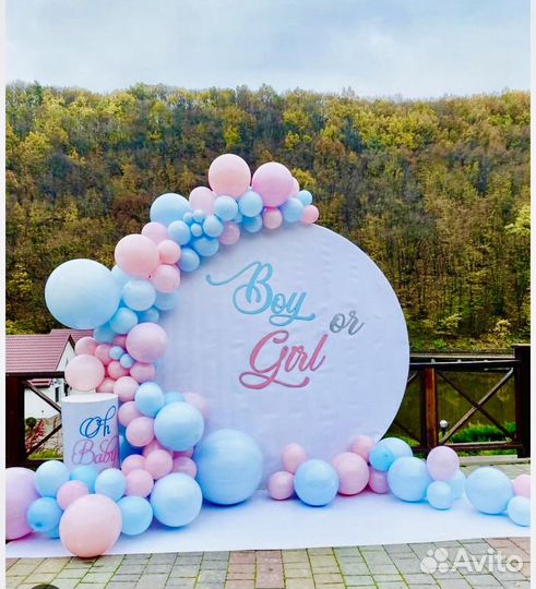 Фотозона на гендер пати Gender Party